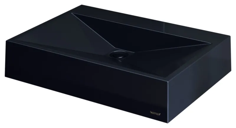 Karran USA SQS100 Sternhagen 24-1/4" Rectangular Quartz Composite - Black