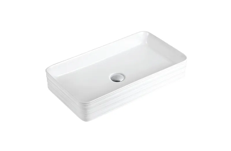 Karran VC-508-WH Valera 27" Vitreous China Vessel Bathroom Sink, White