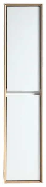 Kingdee 14'' Bathroom Linen Side Cabinet, Gloss White