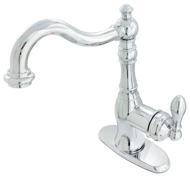 Kingston Brass 11 1/8" Single Handle Bar/Prep Faucet, FSY7701ACL