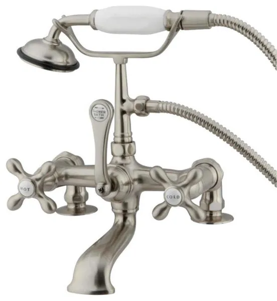 Kingston Brass 11 7/8" Deck Mounted Clawfoot Tub Filler, CC209T8