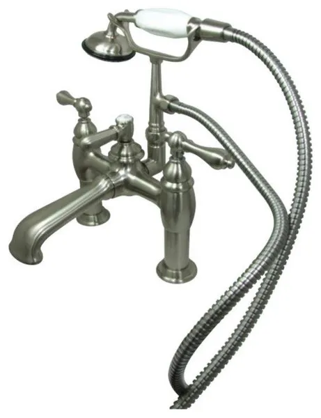 Kingston Brass 11 7/8" Deck Mounted Clawfoot Tub Filler, CC603T8