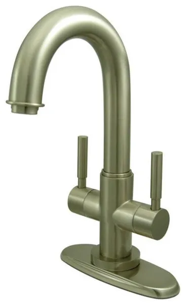 Kingston Brass 11" Double Handle Bathroom Sink Faucet, KS8458DL