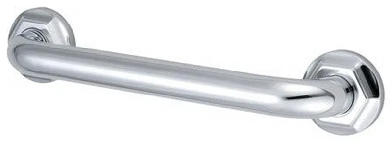 Kingston Brass 16" Decorative 1-1/4" OD Grab Bar, Polished Chrome