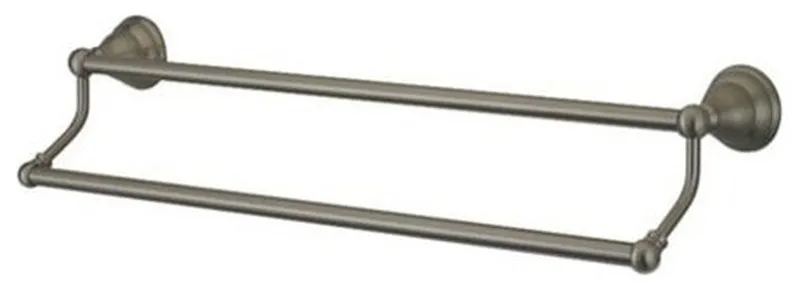 Kingston Brass 18" Dual Towel Bar, Brushed Nickel