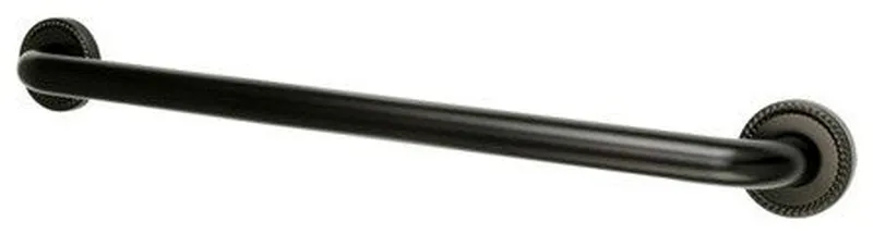 Kingston Brass 18" X 1-1/4" OD Decorative Grab Bar, Oil Rubbed Bronze