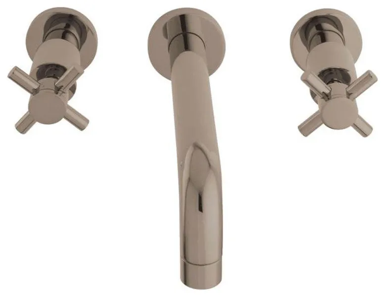 Kingston Brass 2 3/4" Dbl Metal Cross Handle Bathroom Faucet, KS8128DX
