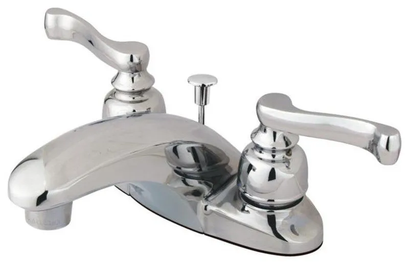 Kingston Brass 2 3/4" Double Handle Centerset Bathroom Sink Faucet, FB8621FL