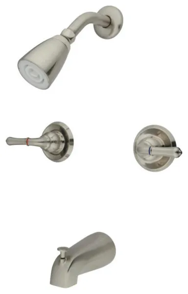 Kingston Brass 2-Handle Water Saving Tub and Shower Faucet, GKB248