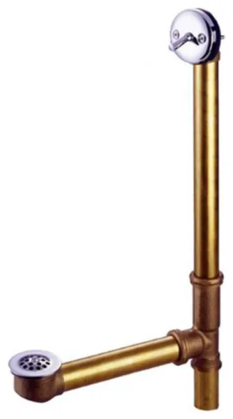 Kingston Brass 24 7/8" Trip Lever Waste in Polished Chrome, DTL1161