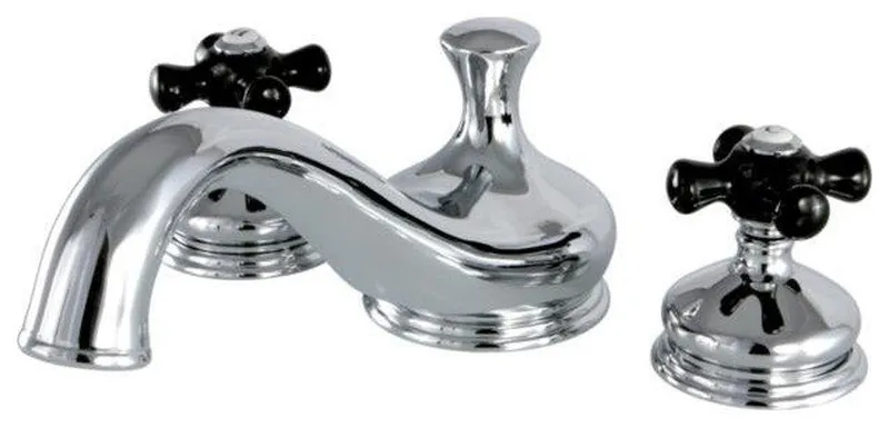 Kingston Brass 4 1/2" Three Hole Roman Tub Faucet in Polished Chrome, KS3331PKX