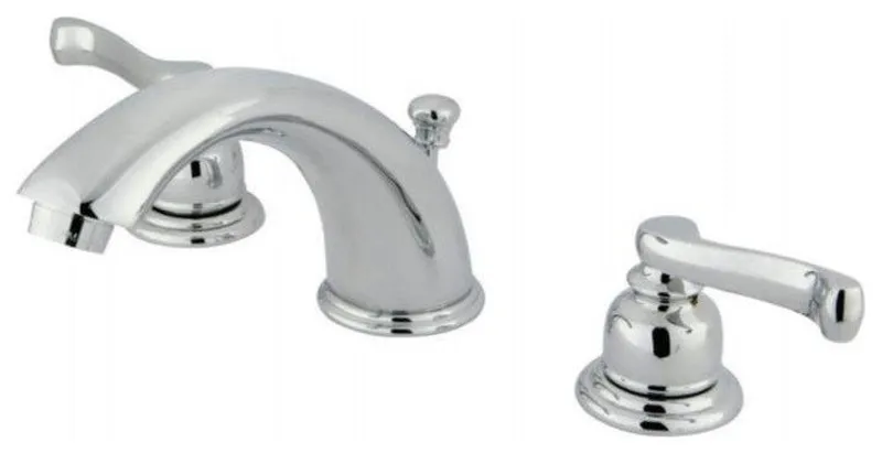 Kingston Brass 4 1/8" Double Handle Bathroom Sink Faucet, GKB961FL