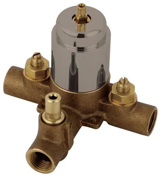 Kingston Brass 4 7/8" d Tub & Shower Valve Only in Brushed Nickel, KB36380V