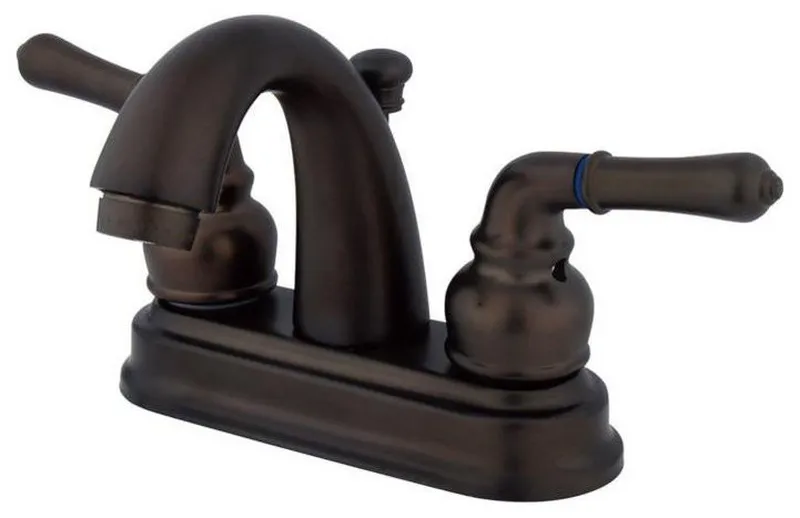 Kingston Brass 4 7/8" Double Handle Bathroom Sink Faucet, GKB5615NML