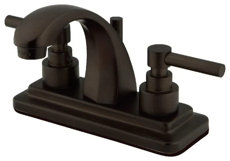 Kingston Brass 4" Centerset Bathroom Faucet, Oil Rubbed Bronze