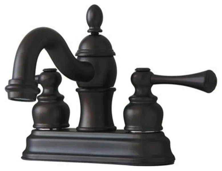 Kingston Brass 4" Centerset Bathroom Faucet, Oil Rubbed Bronze