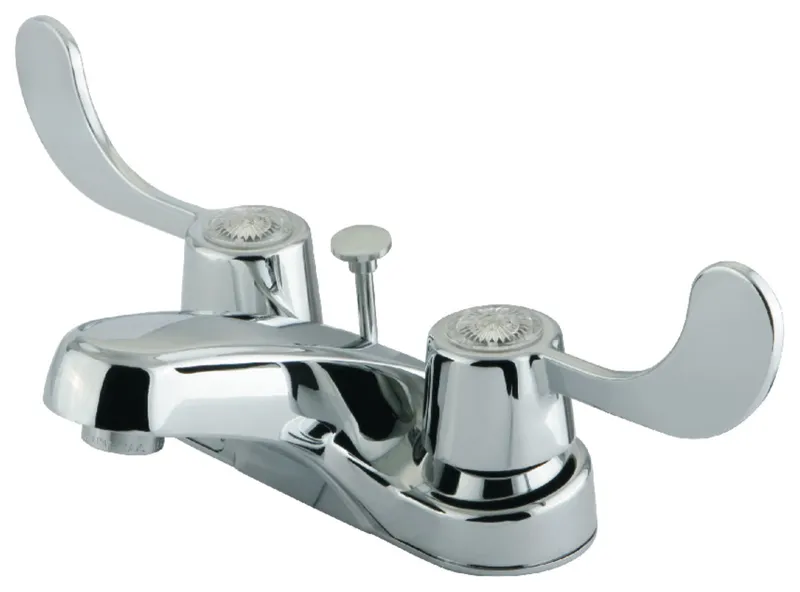 Kingston Brass 4" Centerset Bathroom Faucet, Polished Chrome