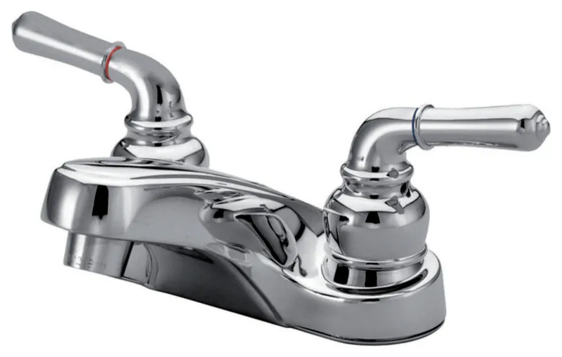 Kingston Brass 4" Centerset Bathroom Faucet, Polished Chrome