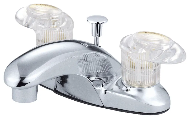 Kingston Brass 4" Centerset Bathroom Faucet, Polished Chrome