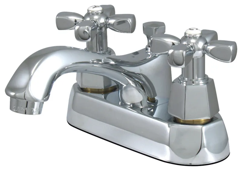 Kingston Brass 4" Centerset Bathroom Faucet, Polished Chrome