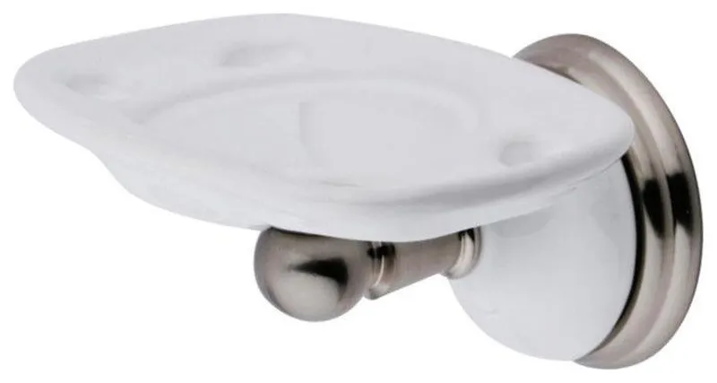 Kingston Brass 5 1/2" Wall Mount Toothbrush and Tumbler Holder, BA1116SN