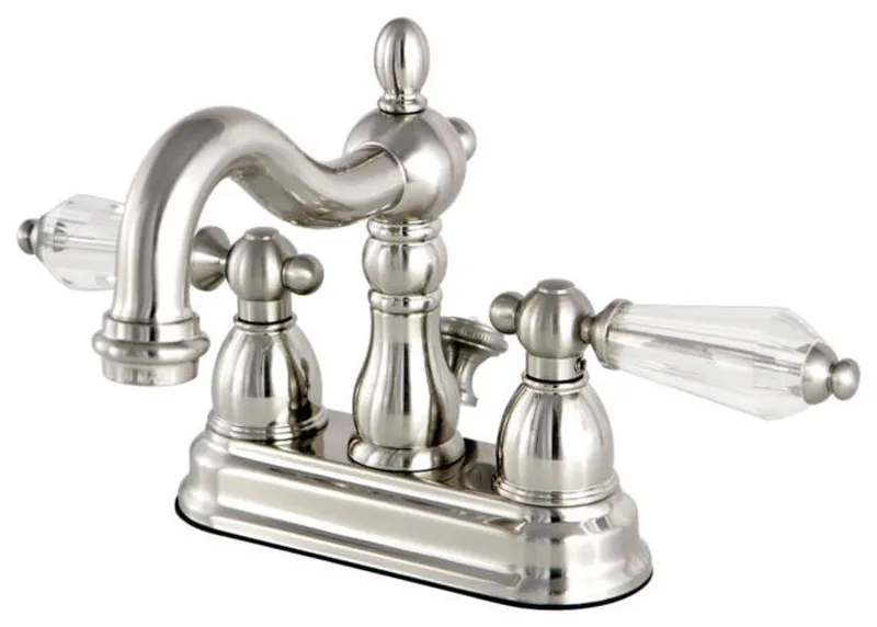 Kingston Brass 6 1/4" Double Handle Bathroom Sink Faucet, KB1608WLL