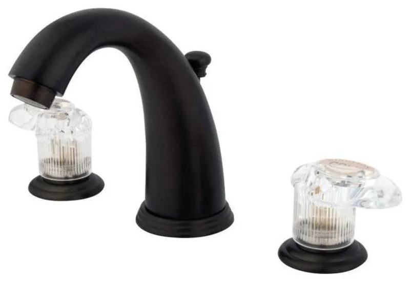 Kingston Brass 6" Double Cross Handle Bathroom Sink Faucet, GKB985ALL