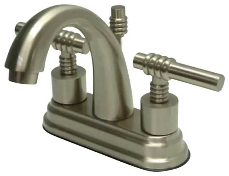 Kingston Brass 6" Double Handle Centerset Bathroom Sink Faucet, KS8618ML