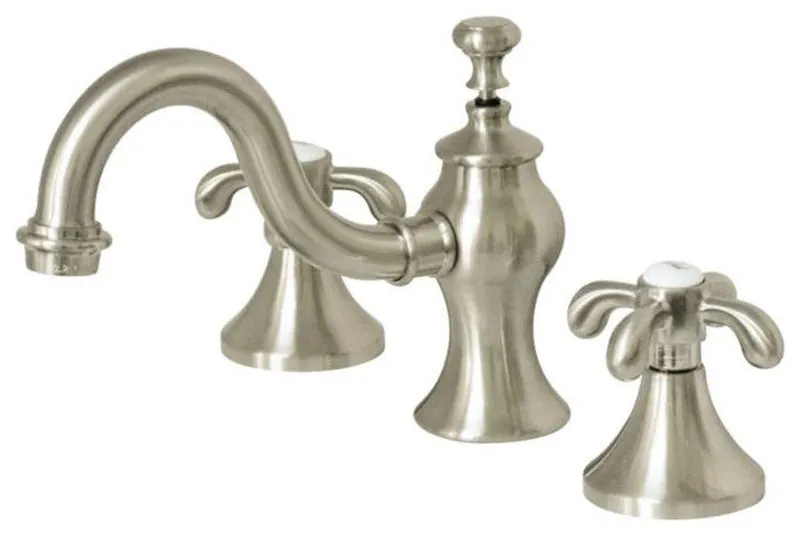 Kingston Brass 6" Double Handle Widespread Bathroom Sink Faucet, GKS7168TX