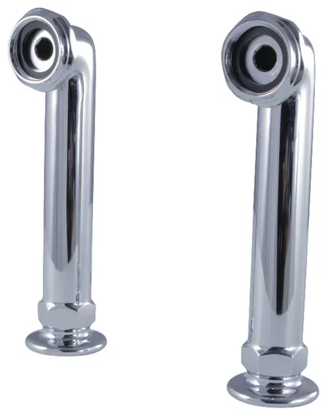 Kingston Brass 6" Riser for Deck Mount Leg Tub Filler, Polished Chrome
