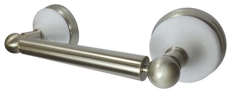 Kingston Brass 9 1/2" Wall Mount Double Post Toilet Paper Holder, BA1118SN