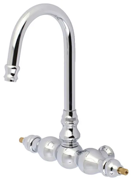 Kingston Brass AET300 Vintage Wall Mounted Tub Filler - Polished Chrome