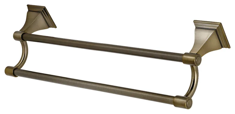 Kingston Brass BAH612318 Monarch 18" Towel Bar - Antique Brass