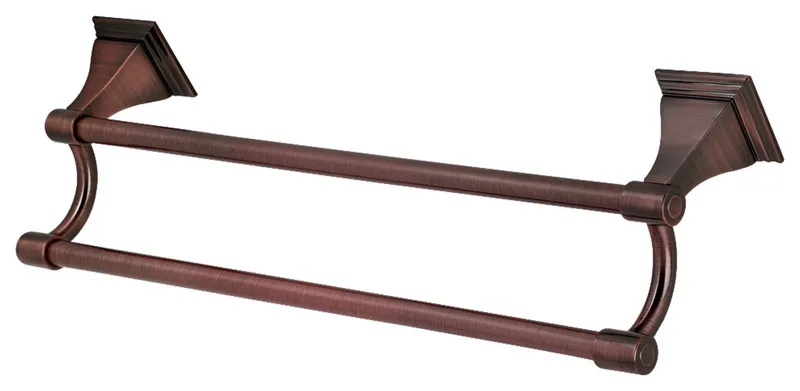 Kingston Brass Bah612318Ac Monarch 18" Dual Towel Bar, Antique Copper