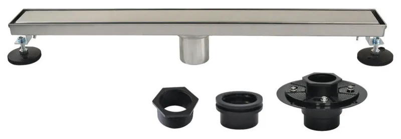 Kingston Brass BSFK242 Watercourse 24" Rectangular Shower Drain - Brushed