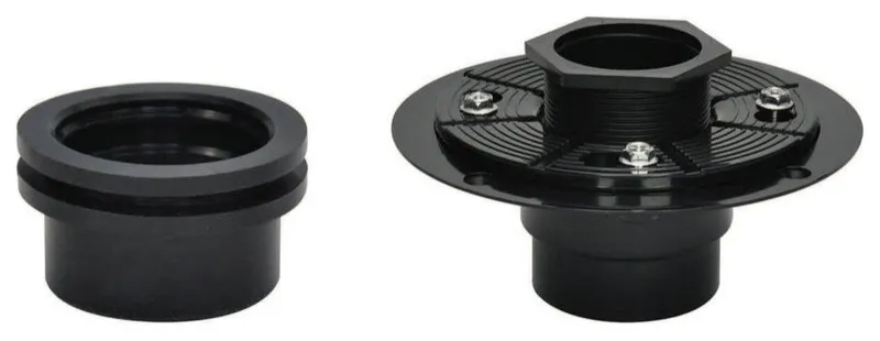 Kingston Brass BSFL02 Watercourse 2" Shower Drain Base Flange - Black