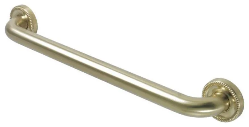 Kingston Brass Camelon 20 7/8" Wall Mount Grab Bar, DR914187 in Brushed Brass
