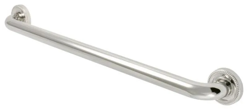 Kingston Brass Camelon 26 7/8" Wall Mount Grab Bar, DR914246 in Polished Nickel