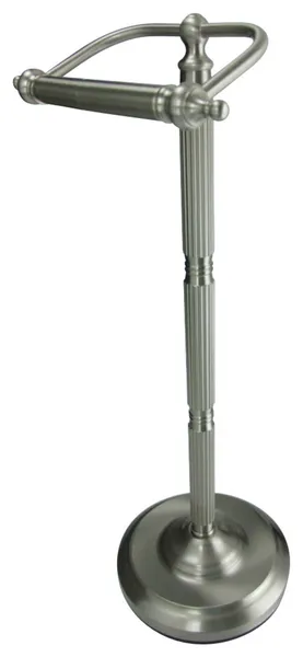 Kingston Brass Cc2108 Georgian Freestanding Toilet Paper Holder, Brushed Nickel