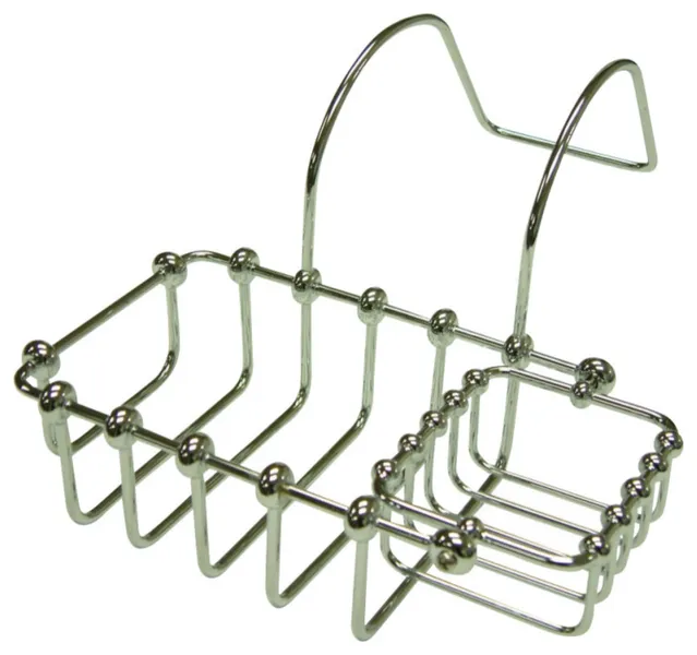 Kingston Brass Cc2171 7" Swivel Soap and Sponge Holder, Polished Chrome