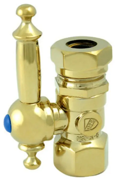 Kingston Brass CC4415.TL Vintage Straight Stop - Polished Brass
