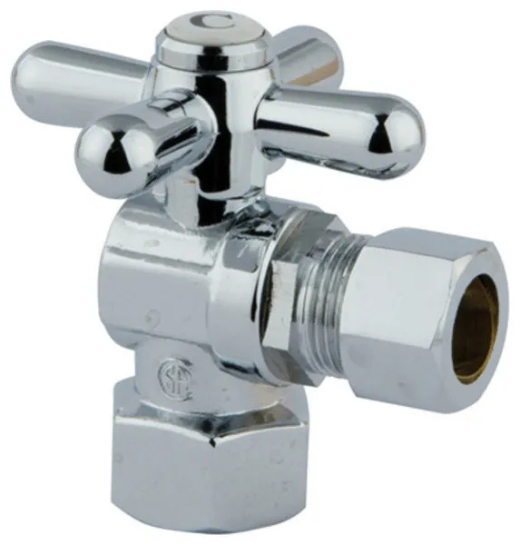 Kingston Brass CC4440.X Vintage Angle Stop - Polished Chrome