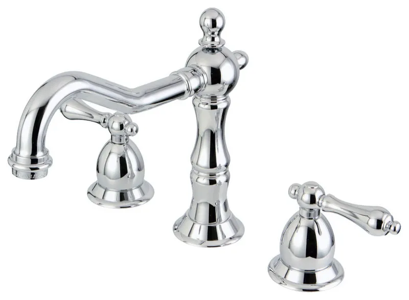 Kingston Brass CC52L1 8 to 16 in. Widespread Bathroom Faucet, Polished Chrome