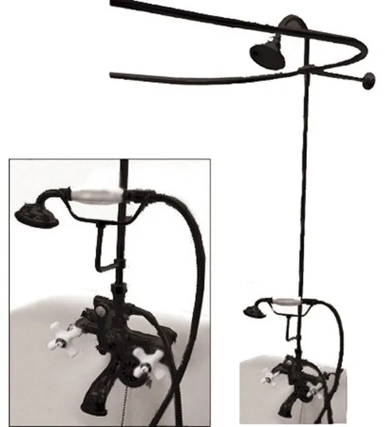 Kingston Brass CCK114.PX Vintage Shower System - Oil Rubbed Bronze