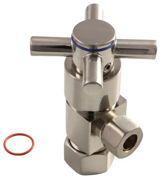 Kingston Brass CD5330.DX Concord 3-3/16"H Quarter Turn Ceramic - Brushed Nickel