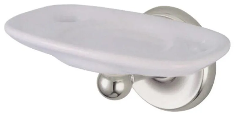 Kingston Brass Classic 5 1/4" Toothbrush and Tumbler Holder, BA316SN
