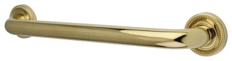 Kingston Brass DR91412 Camelon 12" Grab Bar - Polished Brass