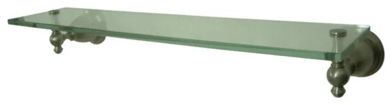 Kingston Brass English Vintage 20 1/2" Wall Mount Glass Shelf, BA7979SN