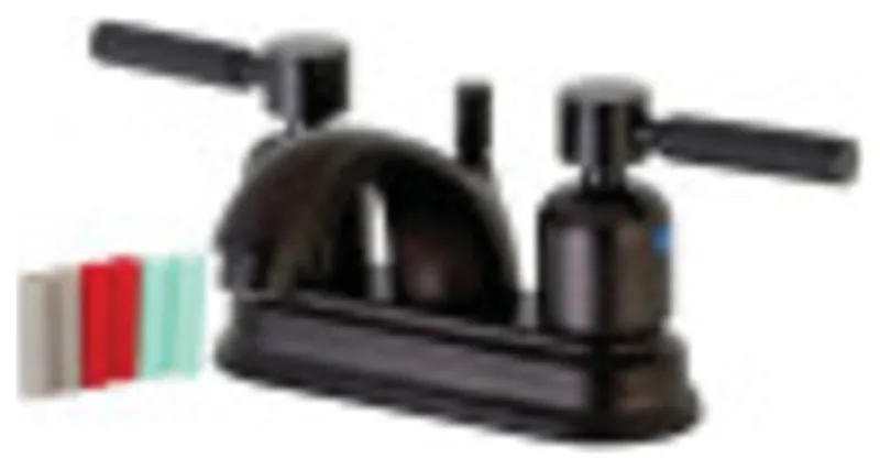 Kingston Brass FB2605DKL 4 in. Centerset Bathroom Faucet, Oil Rubbed Bronze