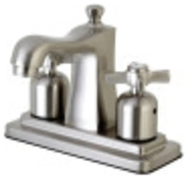 Kingston Brass FB4648ZX 4 in. Centerset Bathroom Faucet, Brushed Nickel